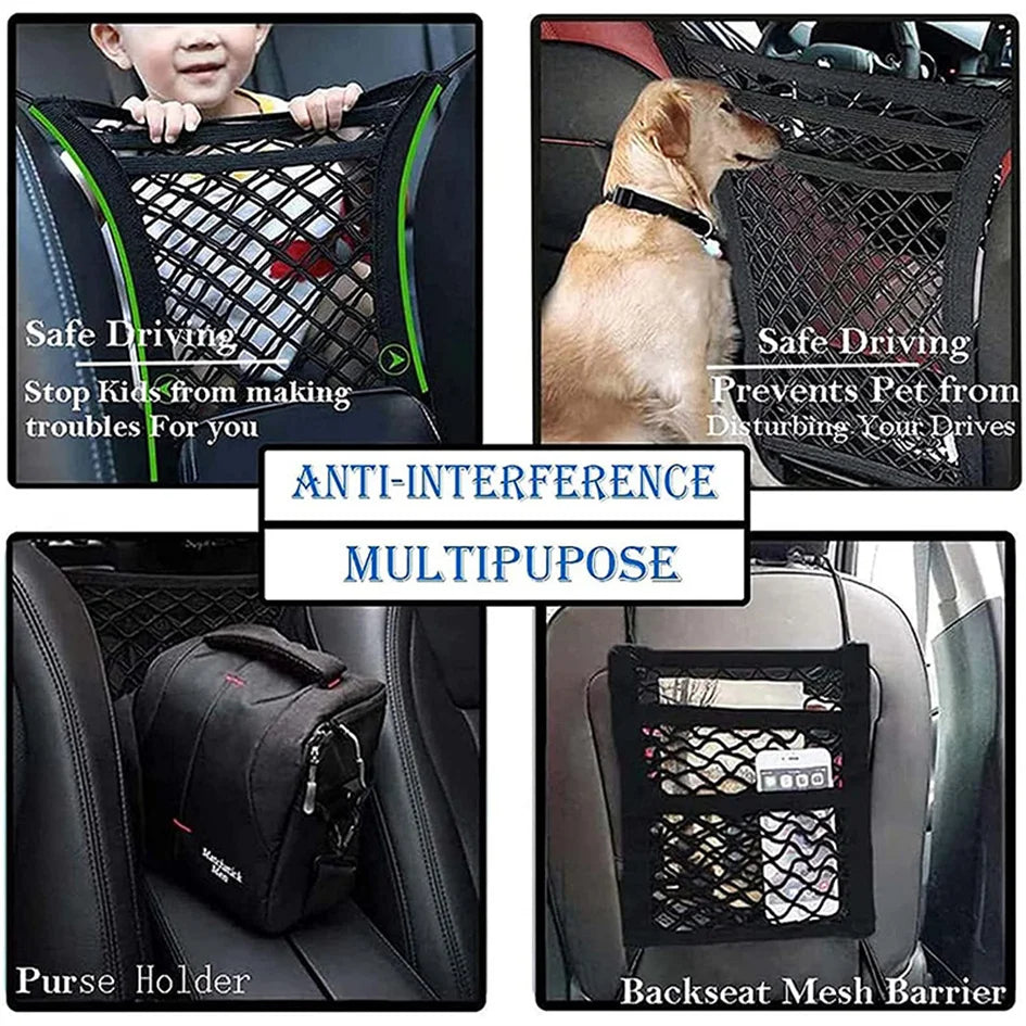 Dog Car Net Travel Safety Barrier